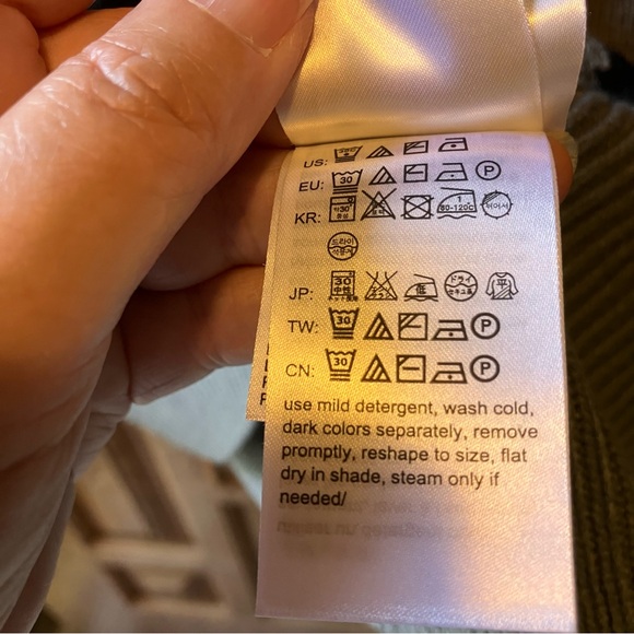 Vintage Womens Calvin Klein Jeans Y2K Gray & Black Mock Turtleneck Sweater Sz XL - Picture 7 of 10